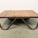 Table basse industrielle, années 1960