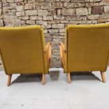 Pair of vintage armchairs 1960