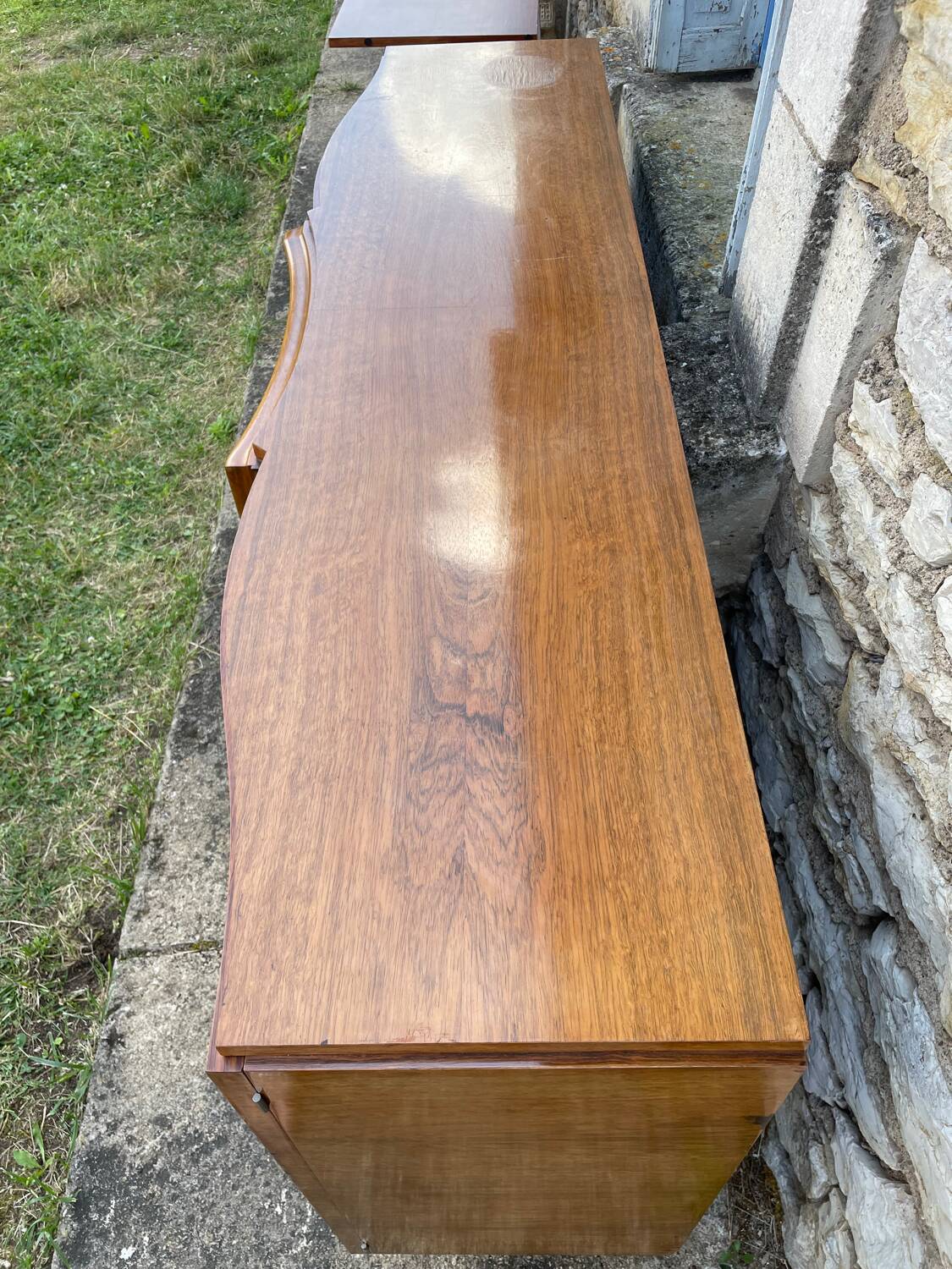 50s art deco sideboard in rosewood