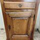 Antique wardrobe standing man