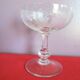 Lot 3 glasses of champagne crystal St Louis Unsigned chiseled patterns Top.11 cm