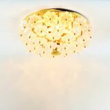 XL Mid-Century Floral Murano Glass Ceiling Light from Ernst Palme, 1970s