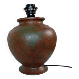 Vintage, aged copper metal lamp base