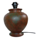 Vintage, aged copper metal lamp base