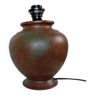 Vintage, aged copper metal lamp base