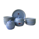Service lavender blue sandstone plates