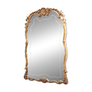 Miroir ancien doré,