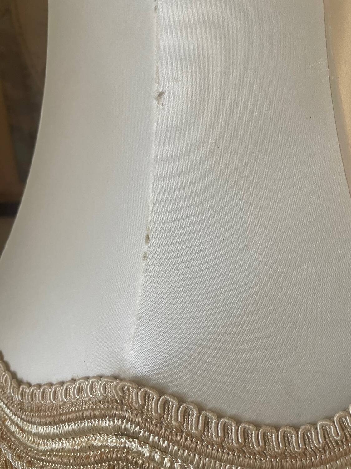 Vintage fringe lampshade