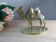 Vintage handmade brass camel figurine sculpture on base.