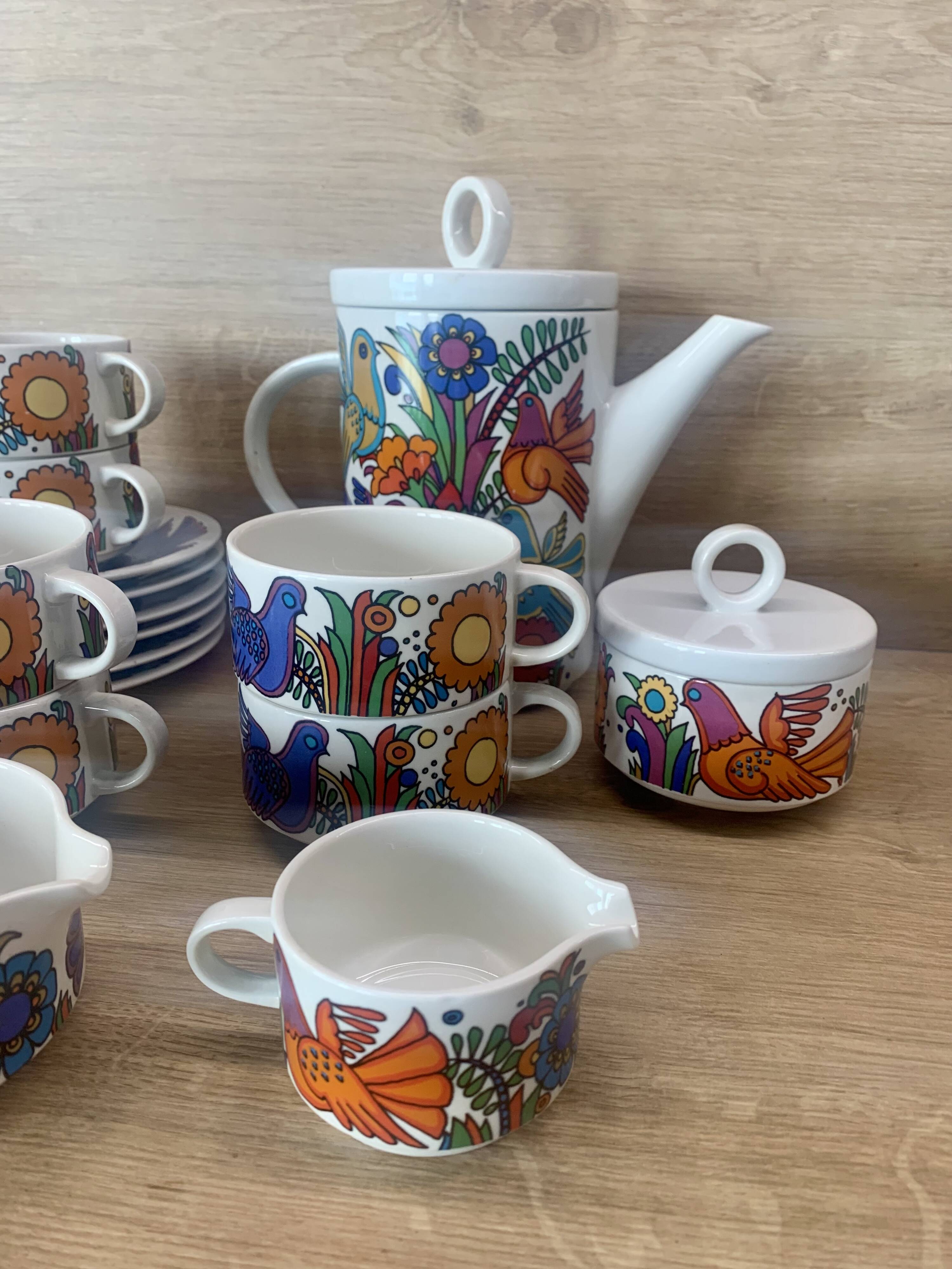 Service à café Acapulco, Villeroy & Bosch, années 1970