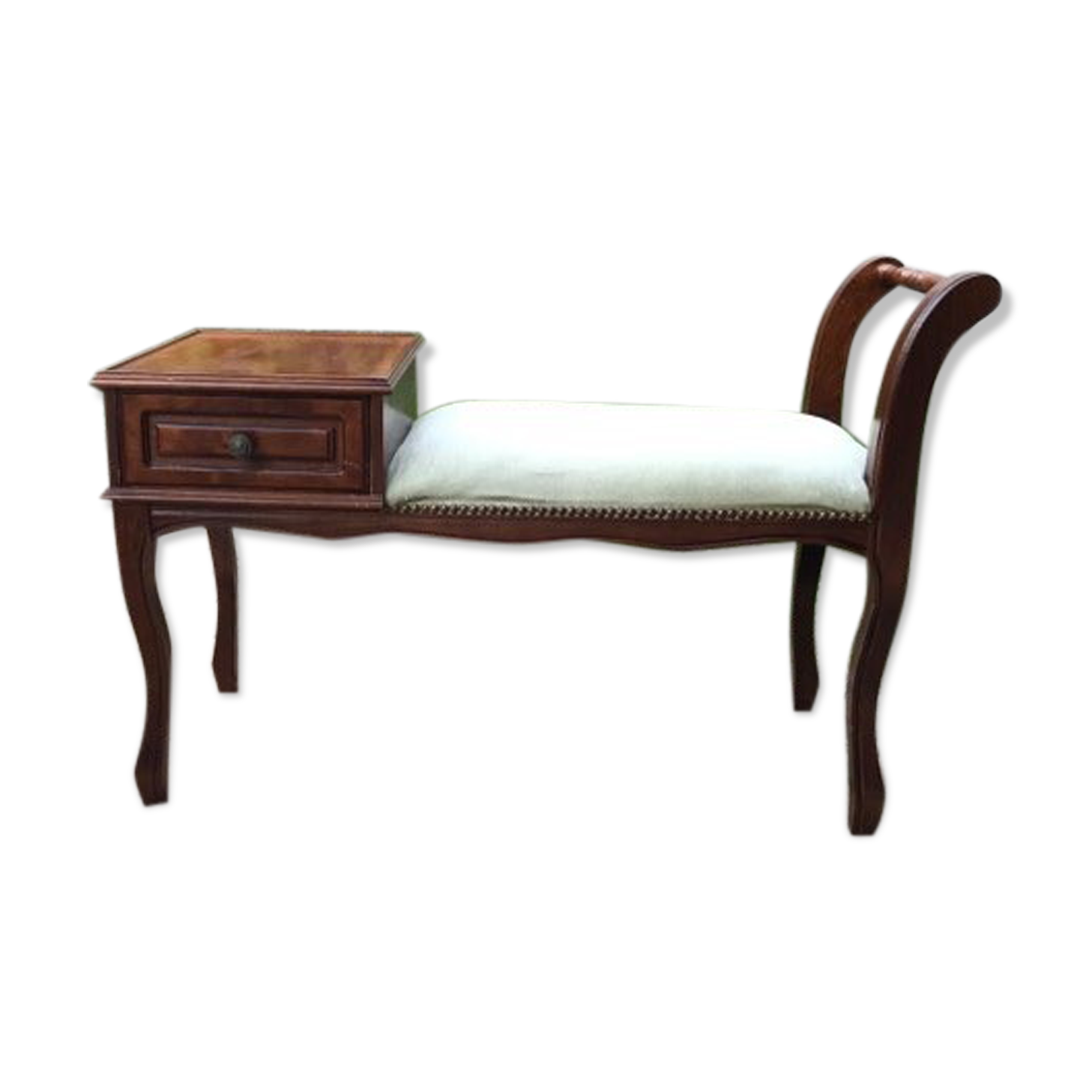 Vintage telephone table & bench, 1960s