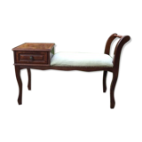 Vintage telephone table & bench, 1960s