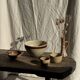 Mini stoneware bowl CNP Village France H7.5 D12
