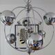 Italian Space Age chandelier, 1970s