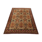 XL Vintage Arts and Crafts, W Morris style Rug 400x296 cm, Red Blue
