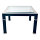 Vintage Postmodern Brushed Metal Coffee Table from Belgo Chrom / Dewulf Selection, 1980s