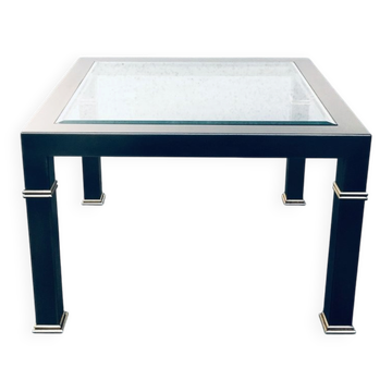 Vintage Postmodern Brushed Metal Coffee Table from Belgo Chrom / Dewulf Selection, 1980s