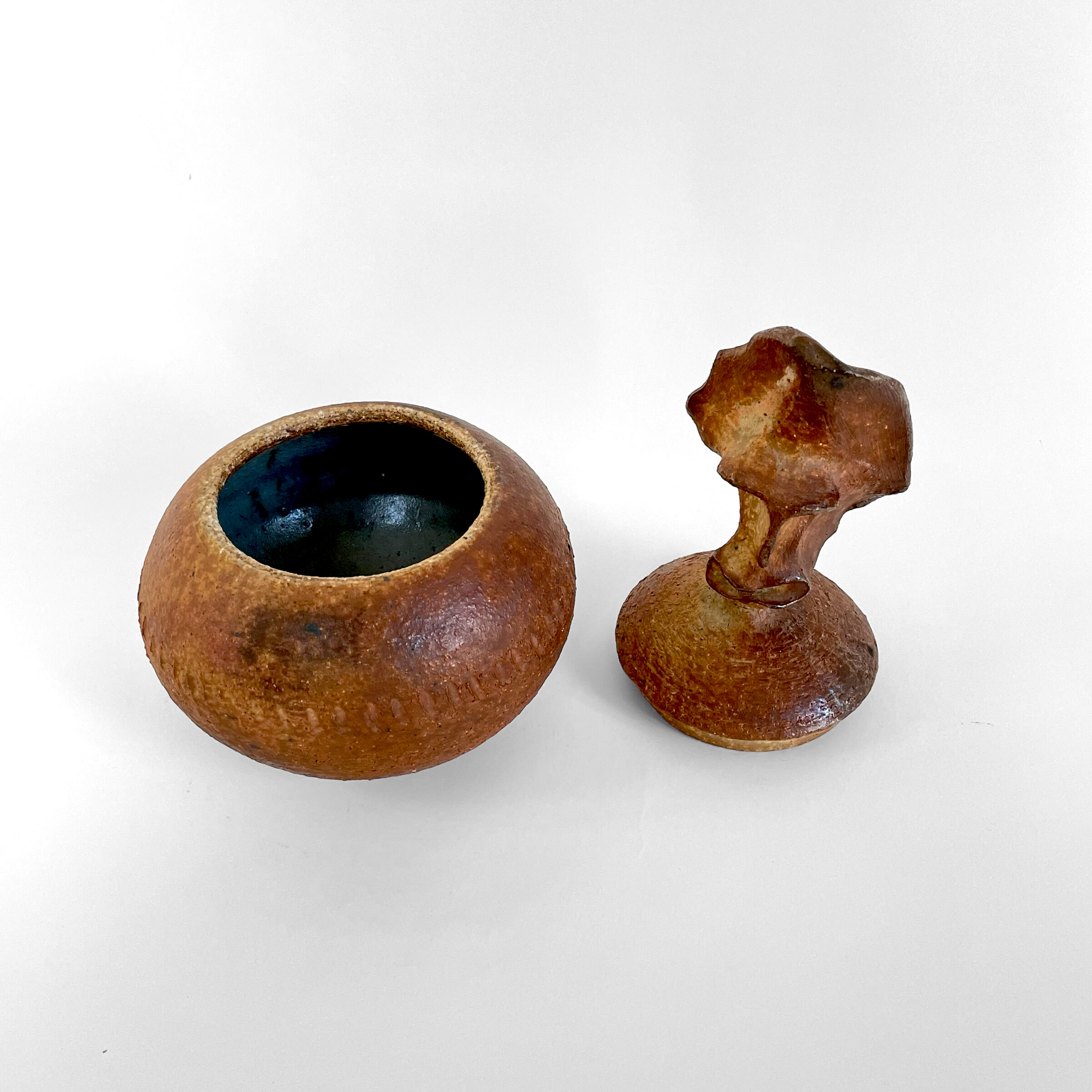 Anthropomorphic ceramic box, the terminal, circa 1970