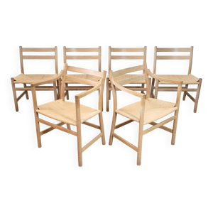 ensemble de 6 chaises