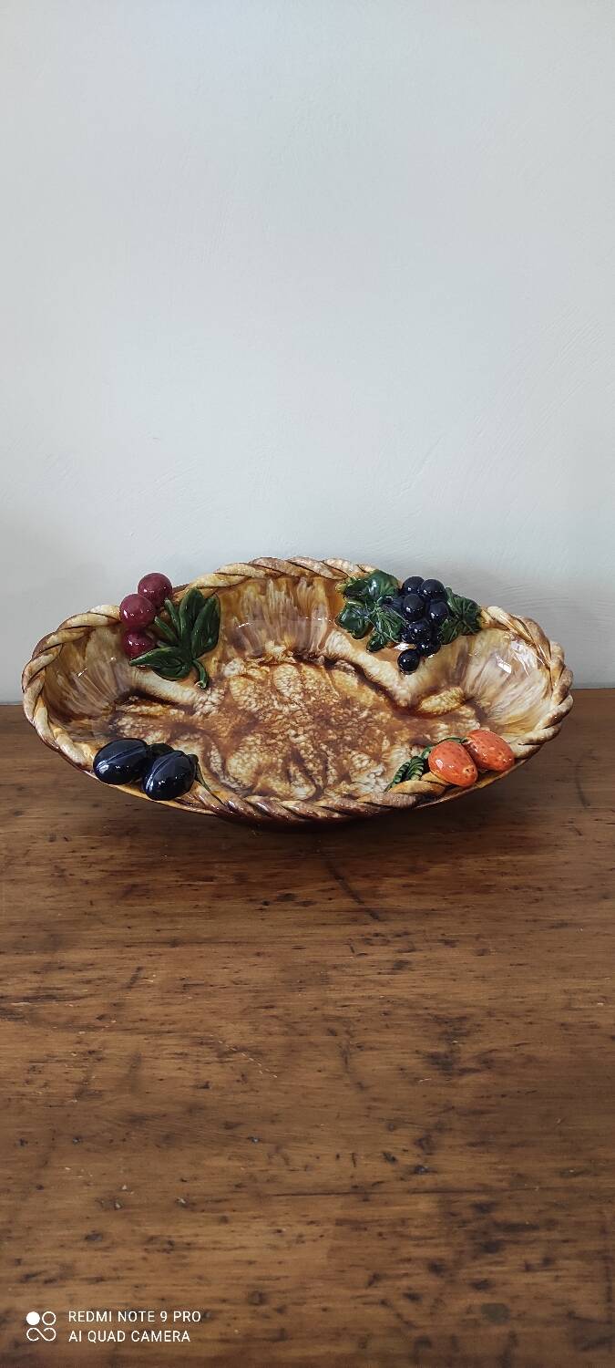 St Peter Austrian Barbotine Dish