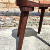 Brutalist rustic stool