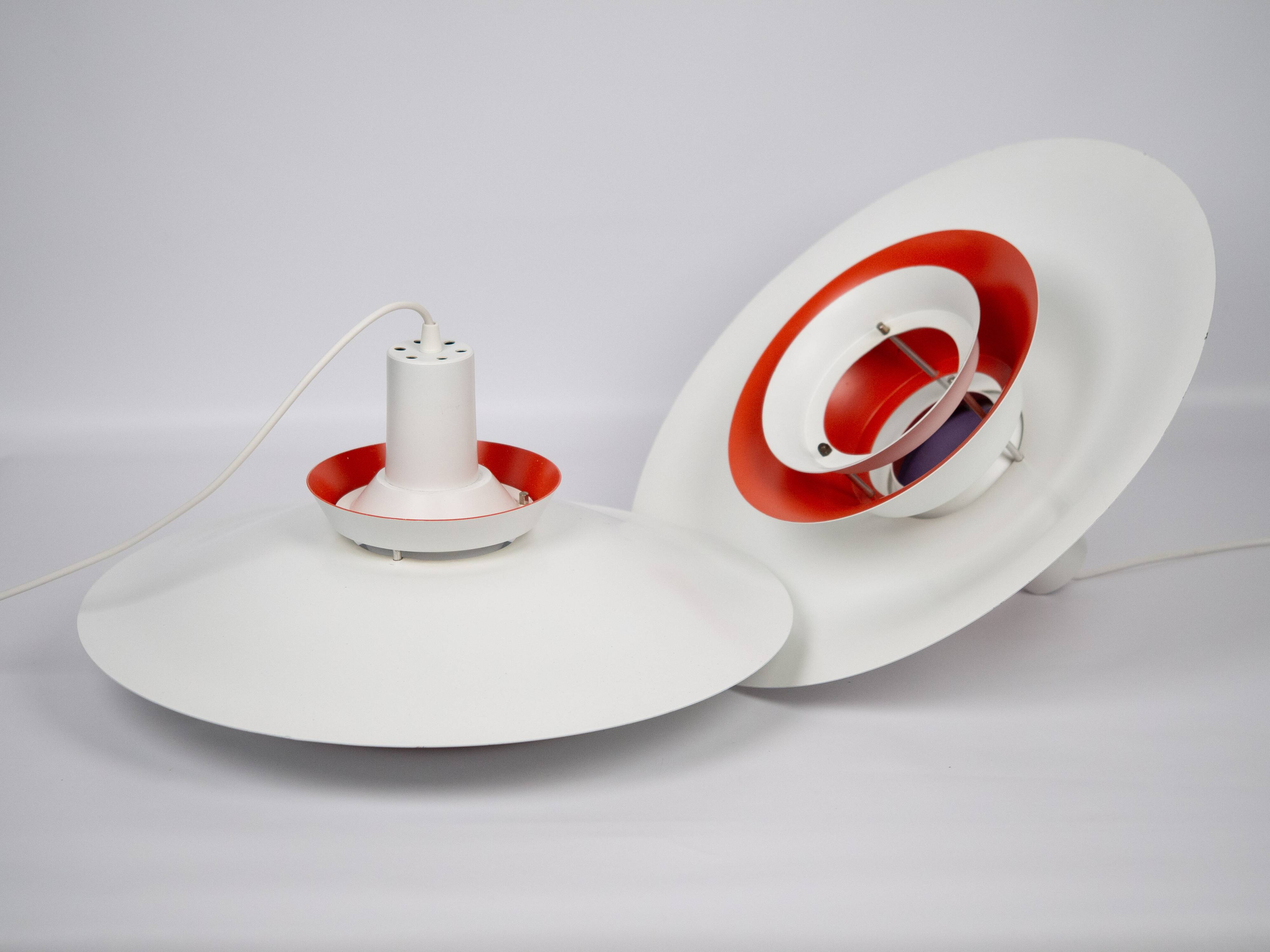 Paire de 2 lampes vintage danoises des années 1980.