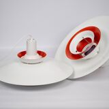 Paire de 2 lampes vintage danoises des années 1980.