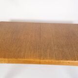 Dining Table Made In Oak With Tapped Collections By Henry W. Klein For Bramin From 1960s