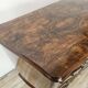 Chippendale chest of drawers in walnut burl, 1940s