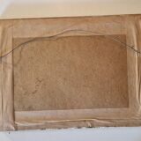 late 19th century etching, rural landscape