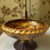 Vintage German earthenware fruit bowl – 1970s
