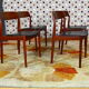 4 Chaises Danoise en Teck Norgaard Johannes 1966