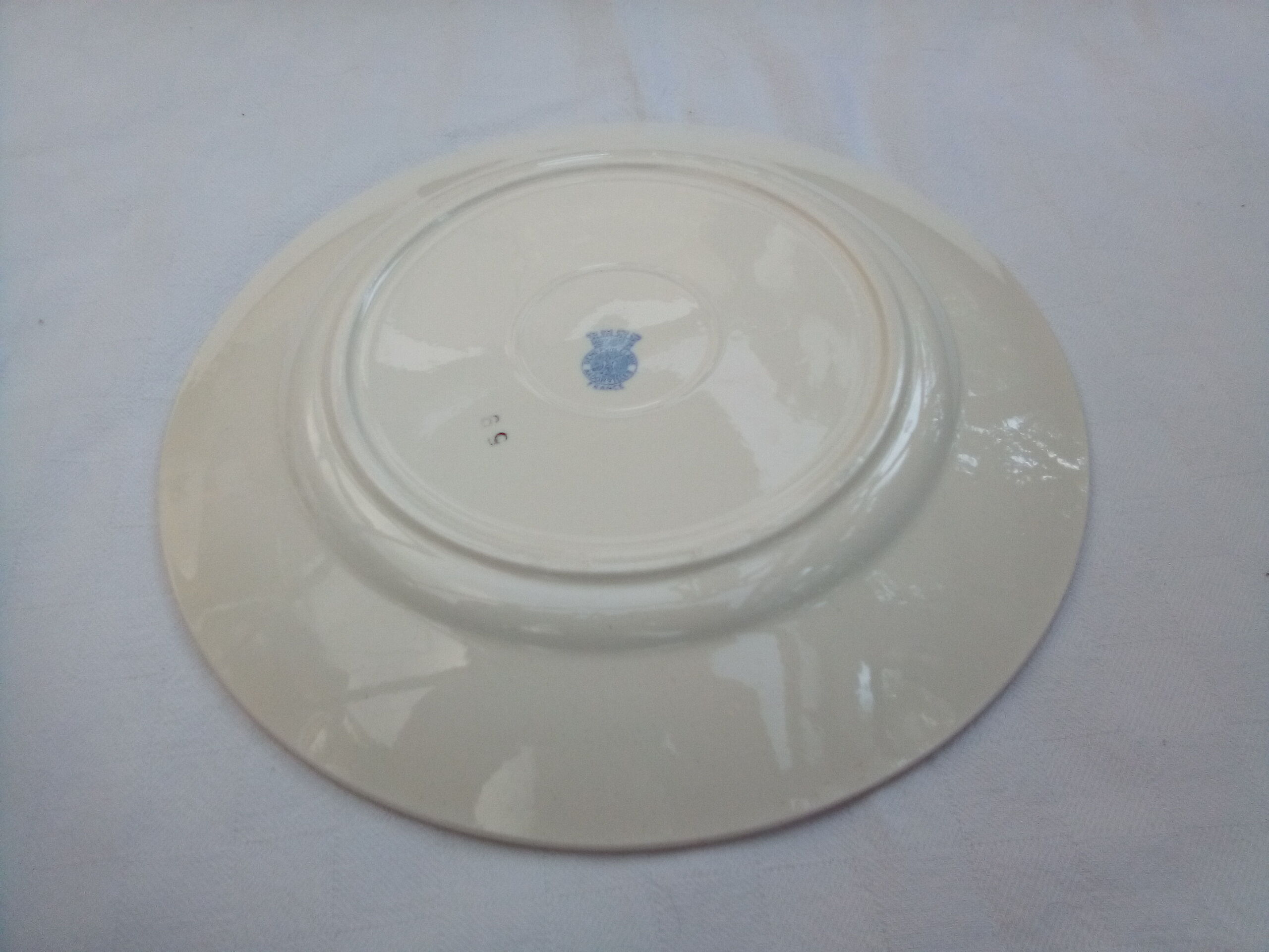 12 old Badonviller plates