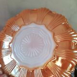 Plat à hors d'œuvre en verre irisé