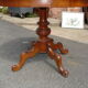 19th century walnut pedestal table
