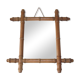 Bamboo mirror 47x44cm