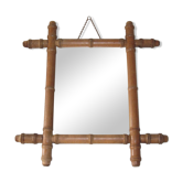 Bamboo mirror 47x44cm