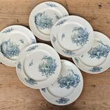 Lunéville “Rocailles” flat plates