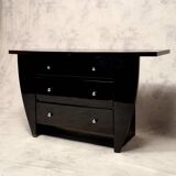 Commode David Lange - Bois Laqué - Ca 1970