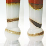 Pair of matching vases 1960's fat lava Germany