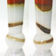 Pair of matching vases 1960's fat lava Germany