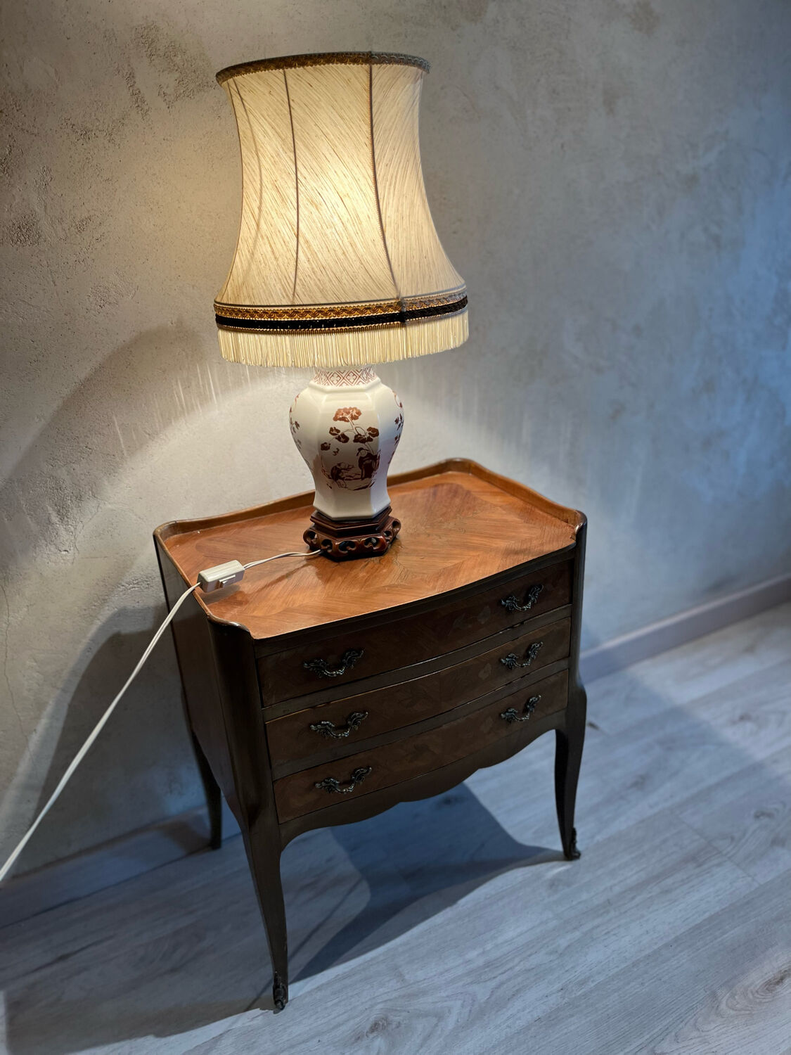 Table lamp in porcelain 1960/70