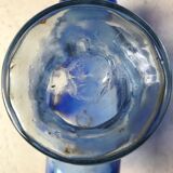 Vintage blue fan vase