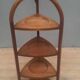 Mahogany plate holder
