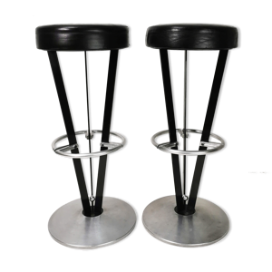 2 Tabourets de bar modernistes