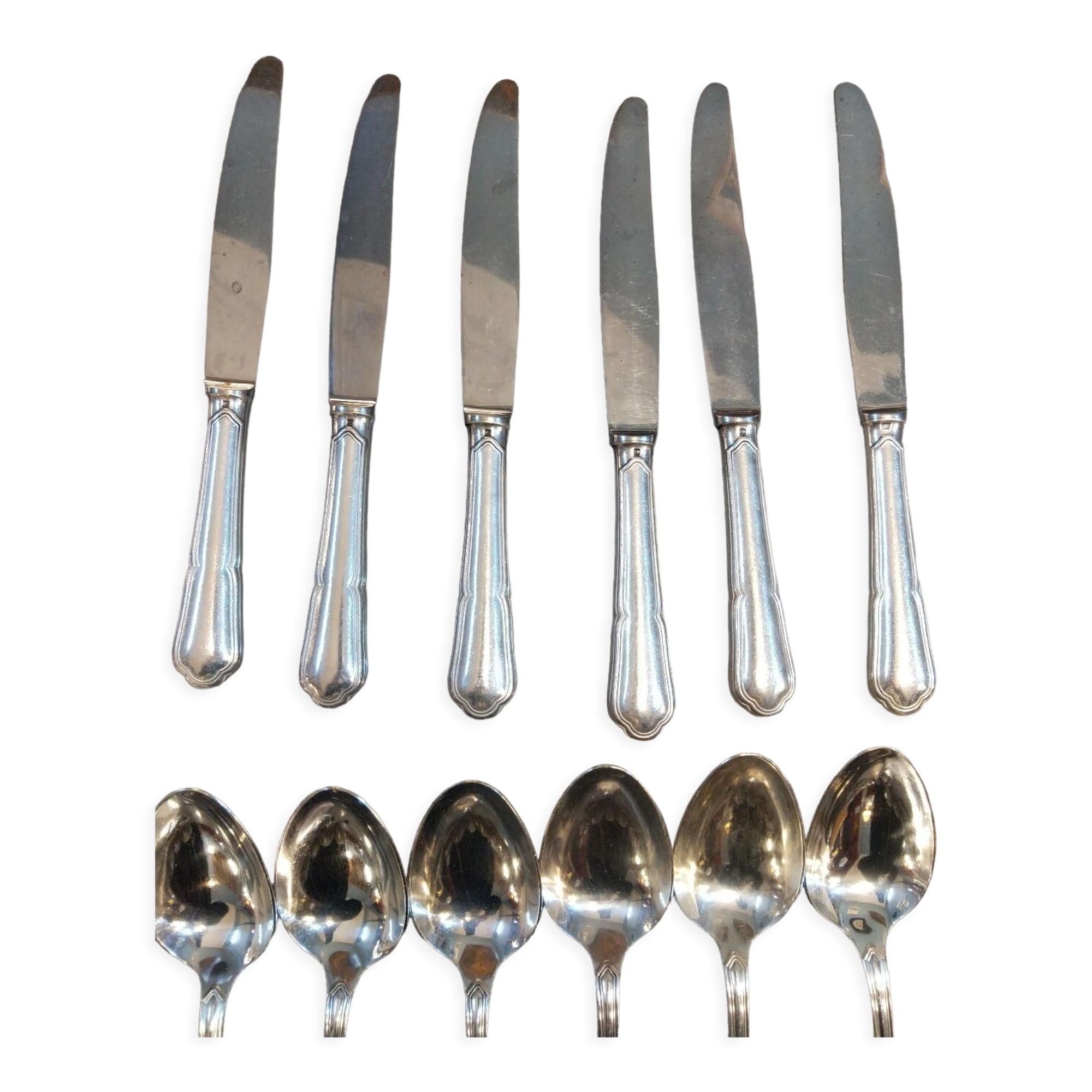 Ercuis silver-plated cutlery set