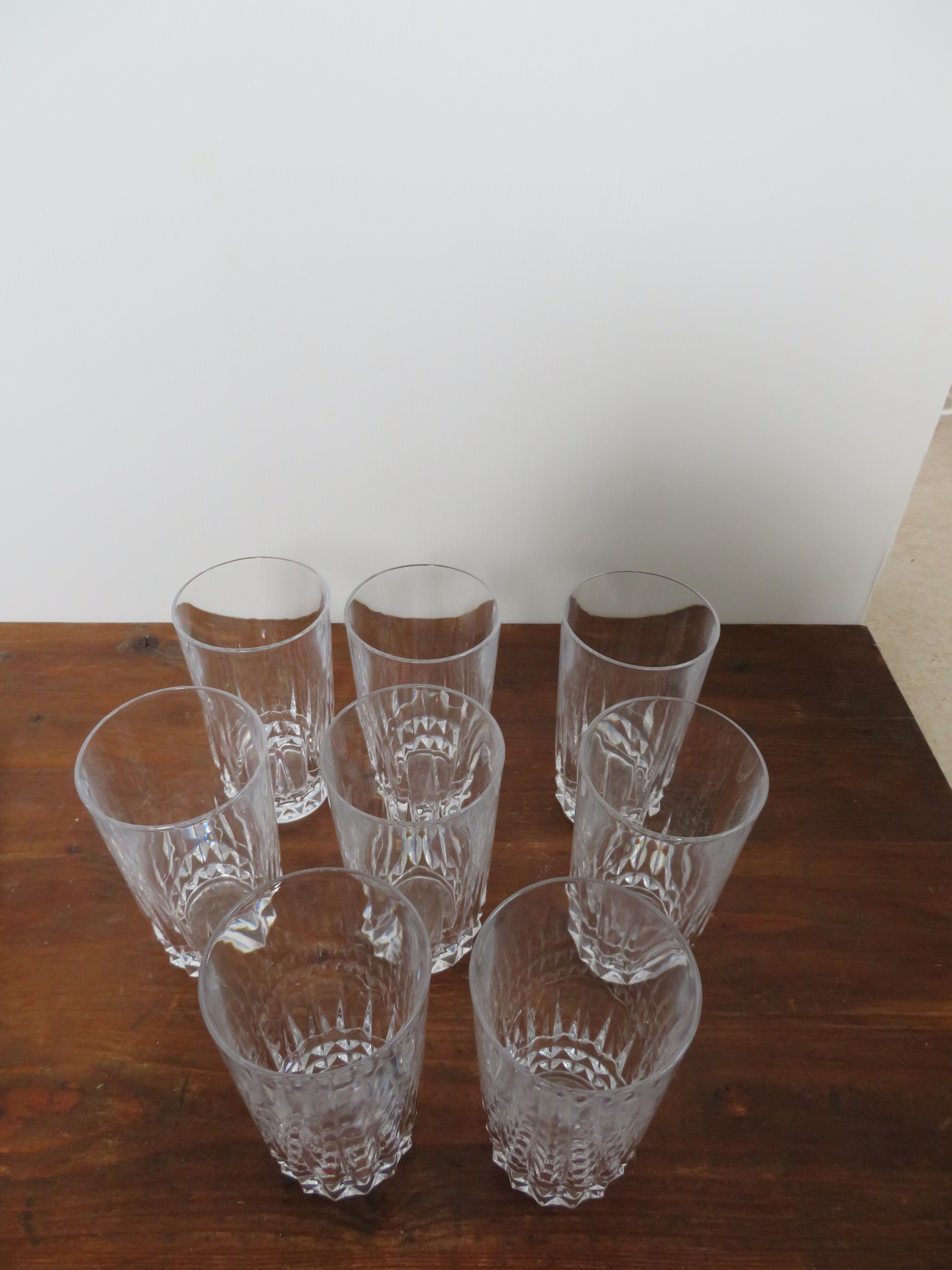 Crystal whisky glasses from Arques