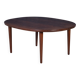 Oval Coffee Table in Rosewood attributed to Aksel Kjersgaard, Odense Møbelfabrik, 1960s