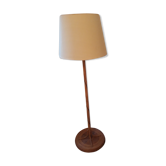 Lampadaire en rotin vintage