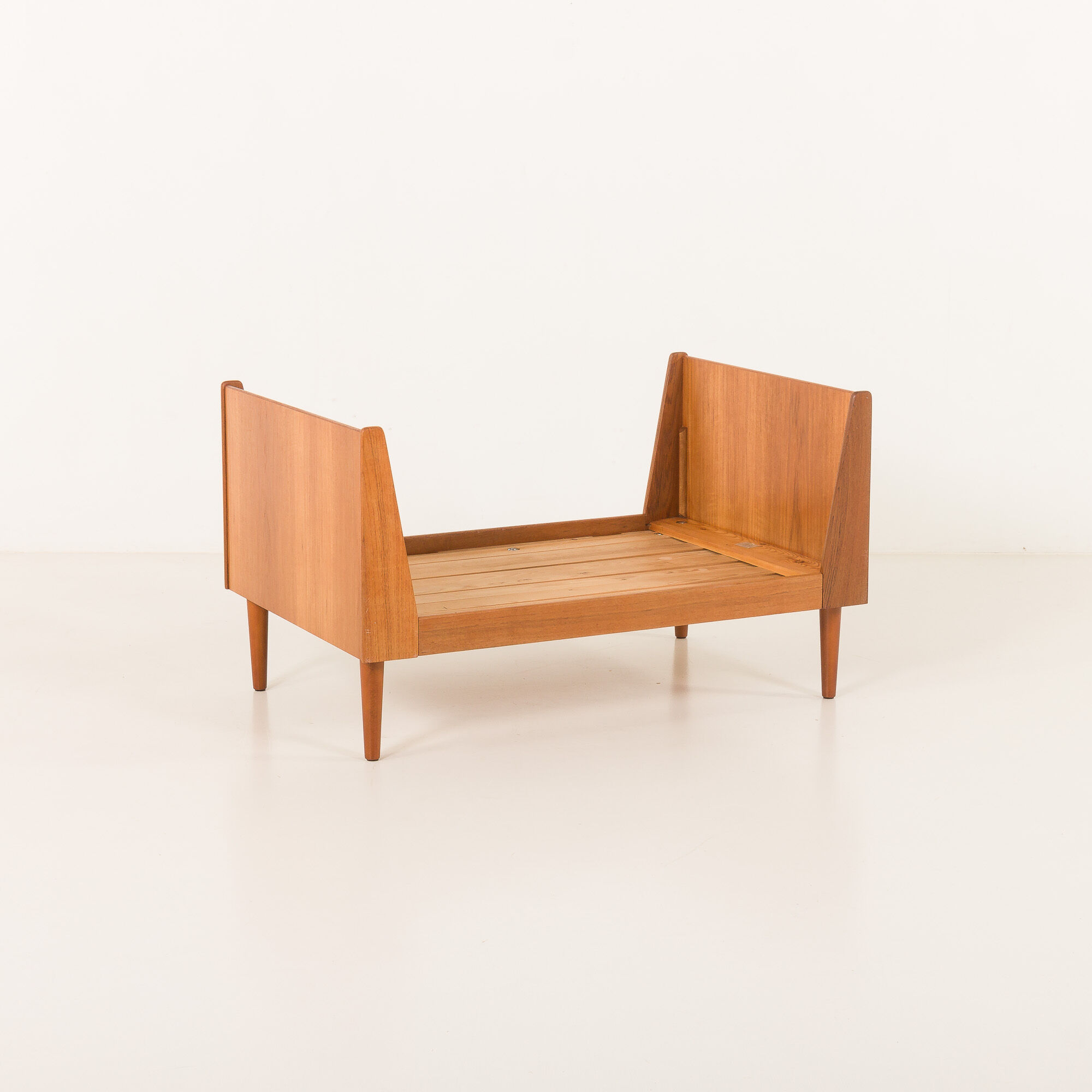 Vintage Hevali teak extension children's room bed, Denmark 1960s